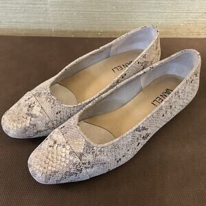 Van Eli Caripo Gold Snake Print Women's Ballet 6M